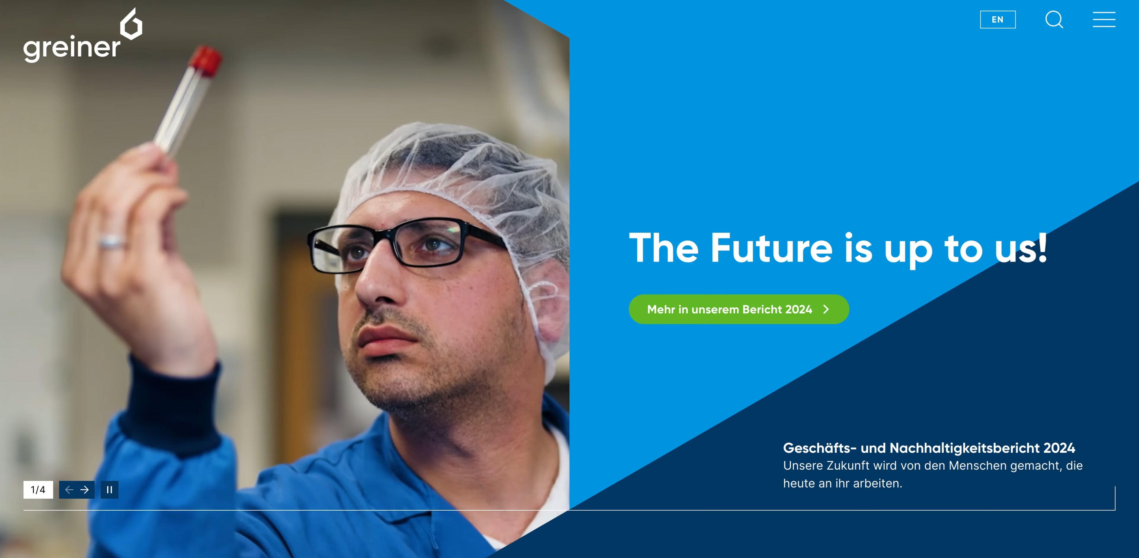 greiner.com homepage
