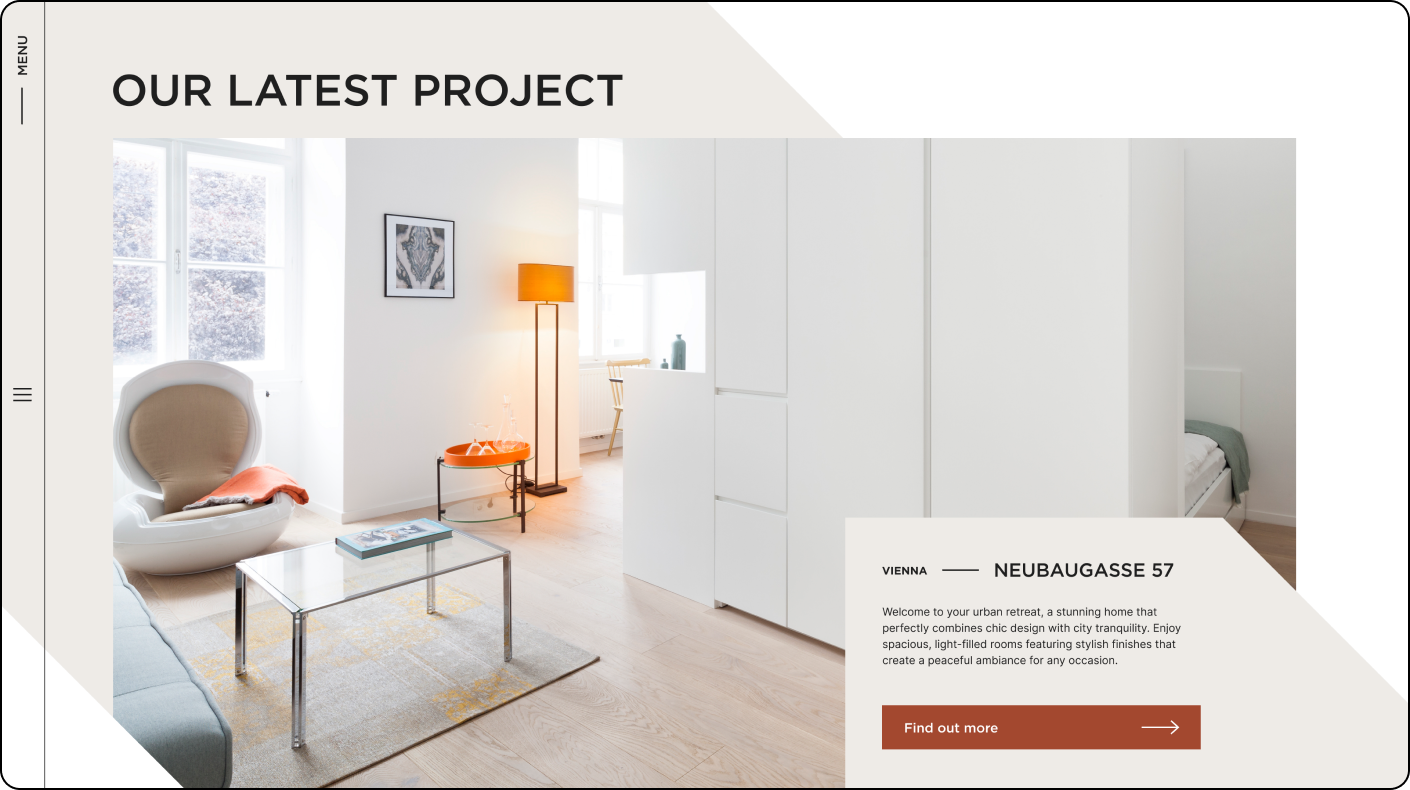 Homerun website screen